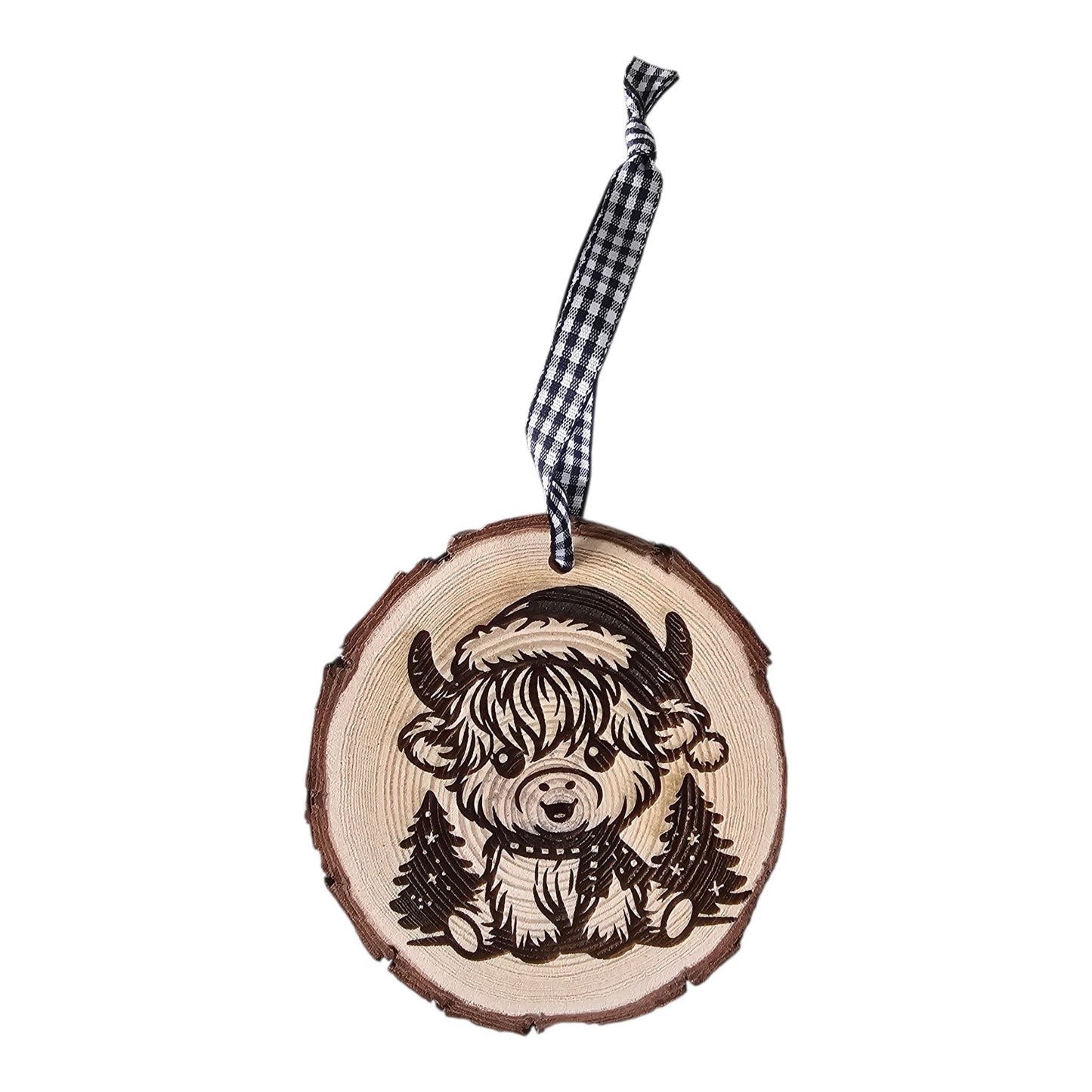 Highland Cow Tree Ornament