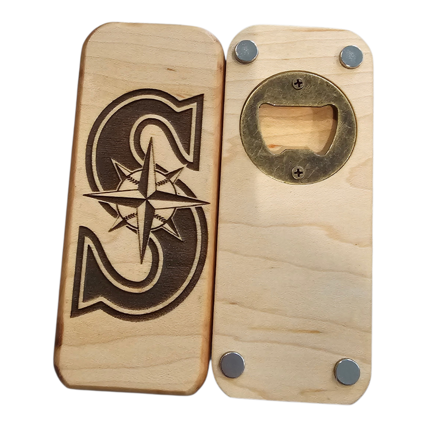 Bottle Opener Magnet - Seattle Mariners
