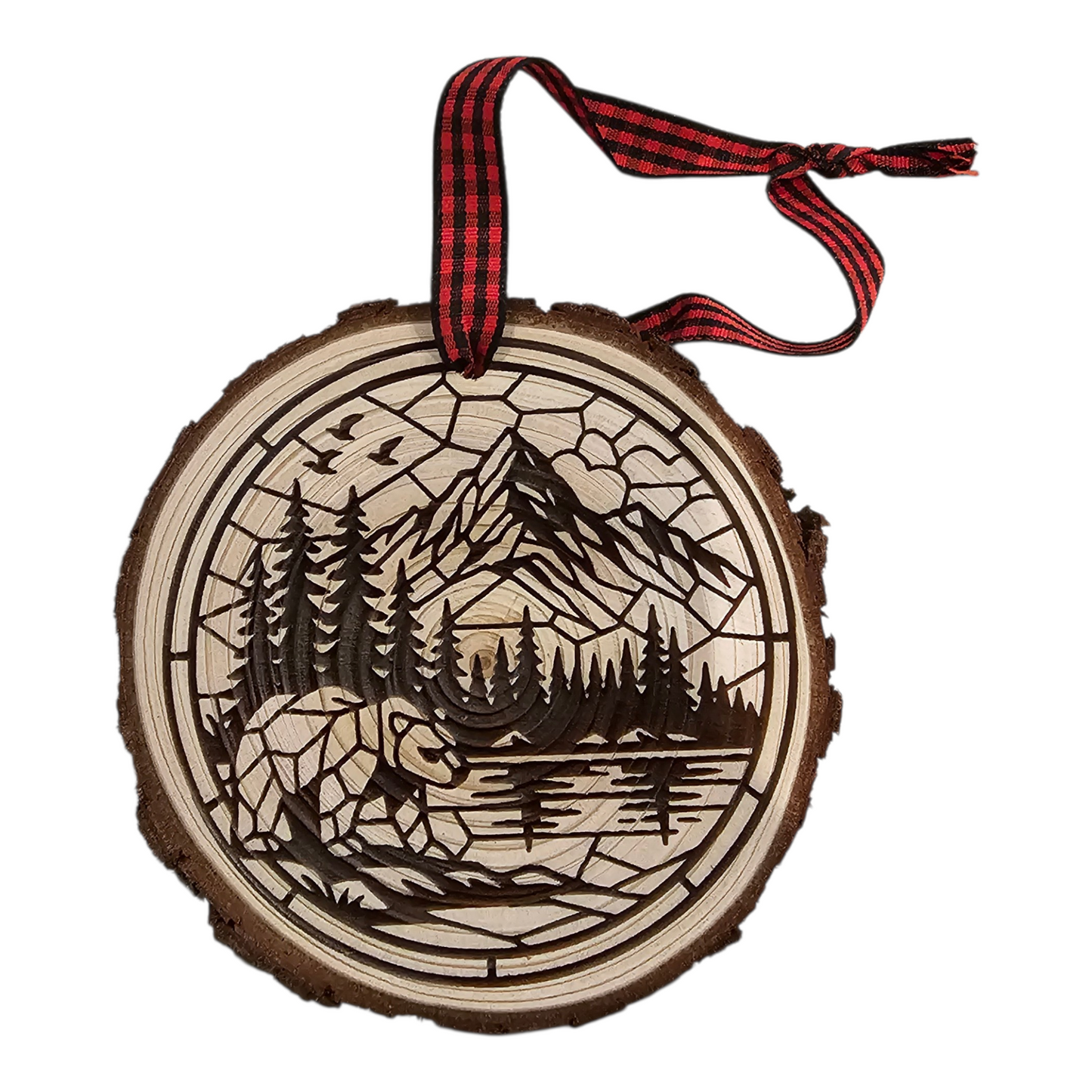 Bear Mosaic Ornament