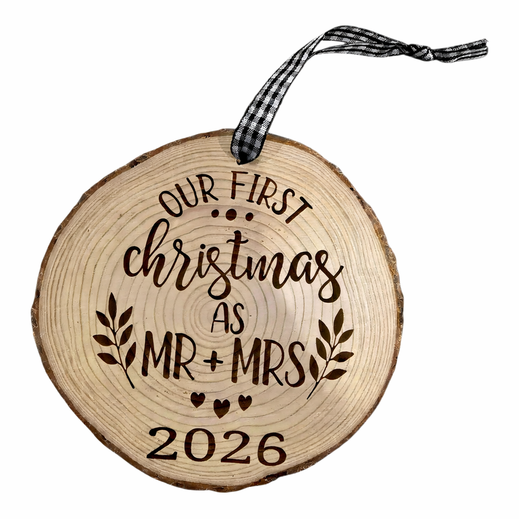 Our First Christmas as Mr. & Mrs. 2026 Ornament