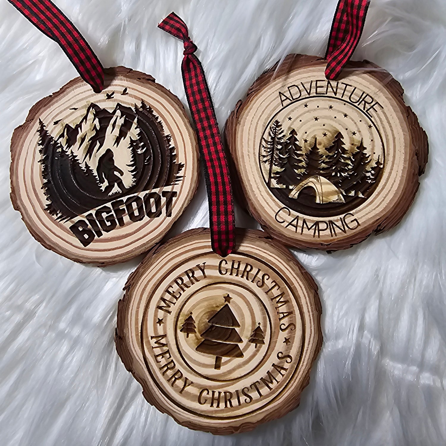 Wooden Christmas Ornaments