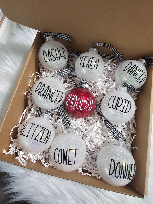 Reindeer Ornament Set