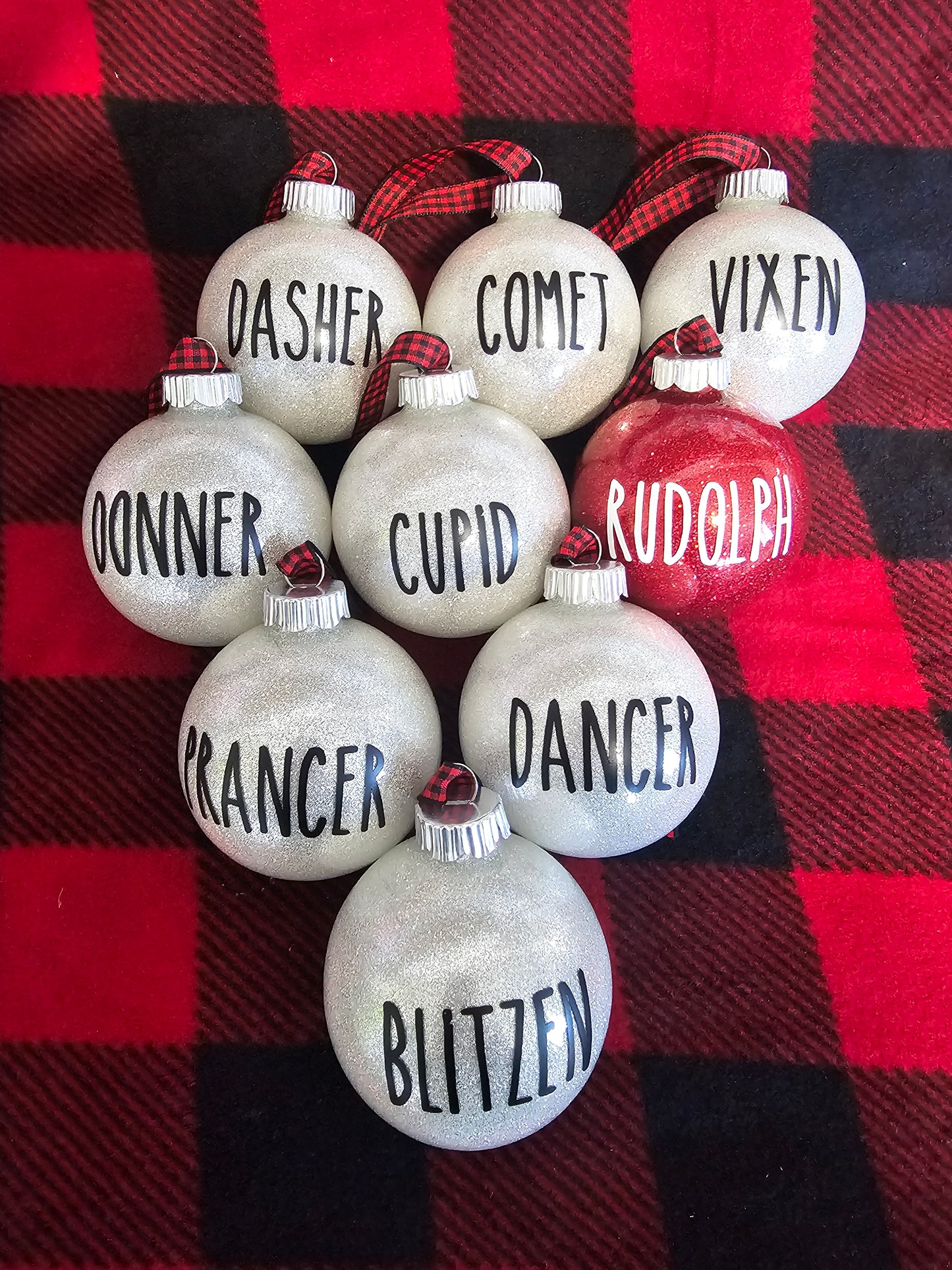 Reindeer Ornament Set