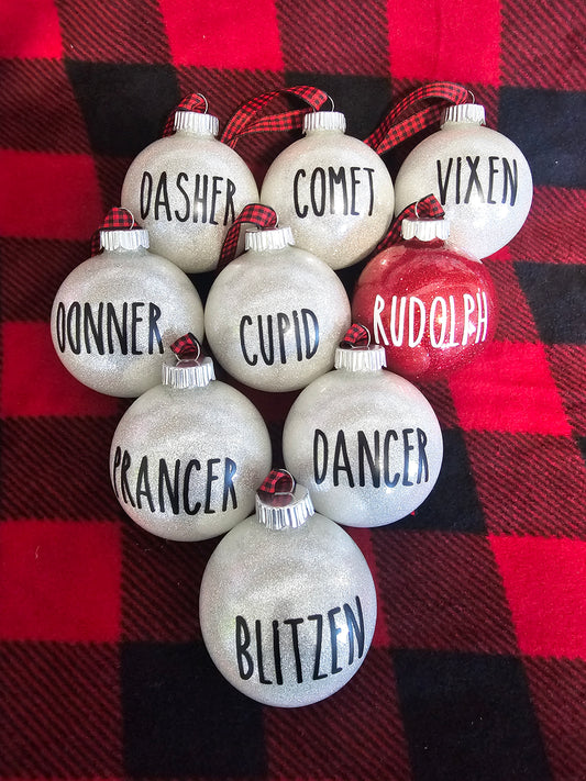 Reindeer Ornament Set
