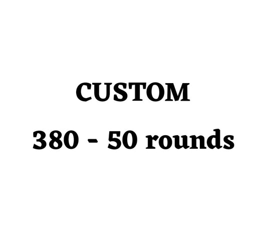 Custom 380 Ammo Box - 50 Round