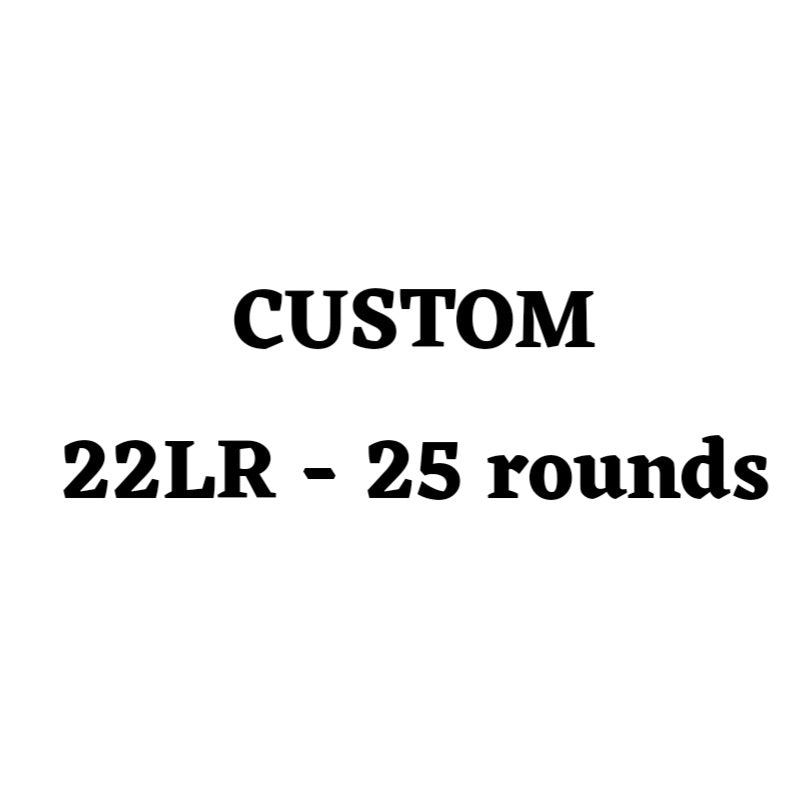 Custom 22LR Ammo Box - 25 Round