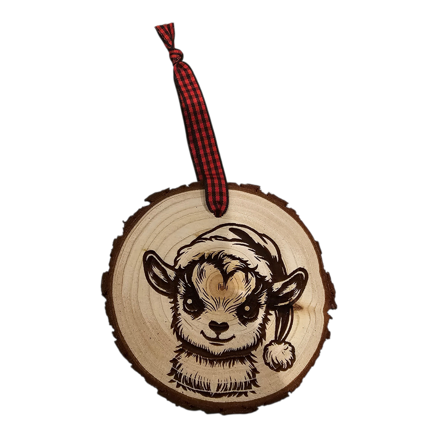 Santa Hat Sheep Ornament