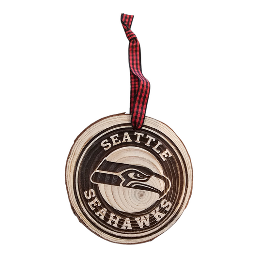Seahawks Circle Christmas Ornament