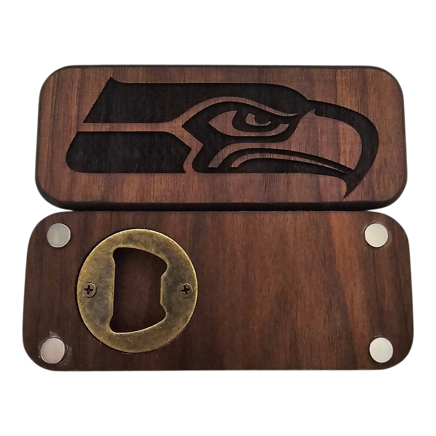 Bottle Opener Magnet - Seahawks