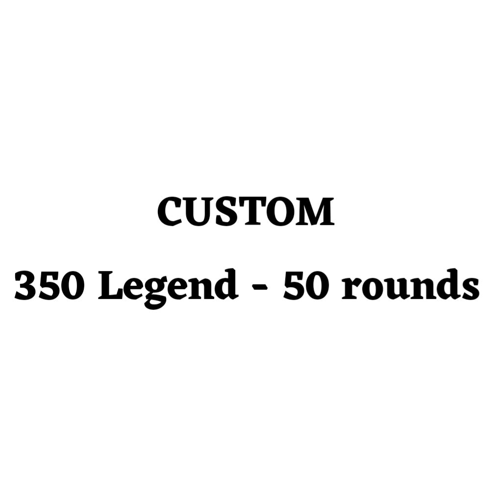 Custom 350 Legend Ammo Box - 50 Round
