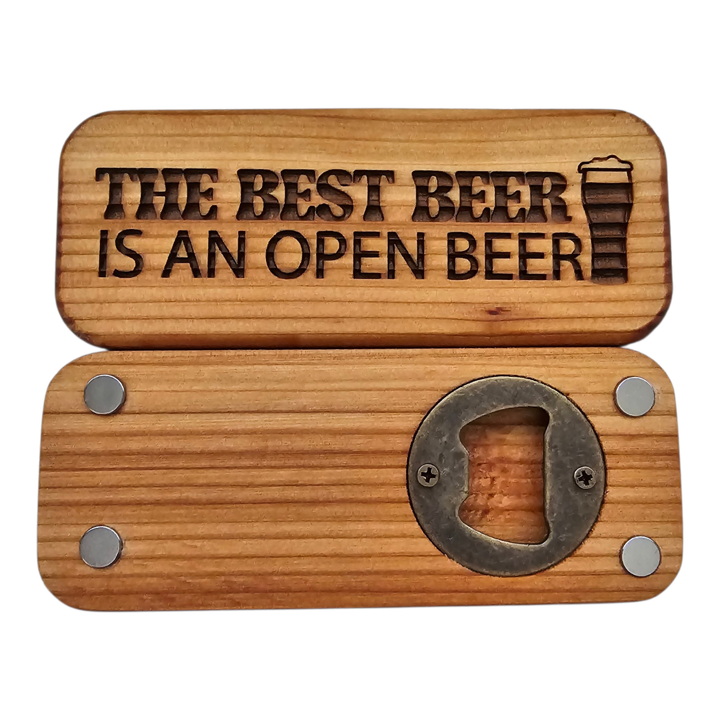 Bottle Opener Magnet - Best Beer, Open Beer