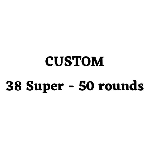Custom 38 Super Ammo Box - 50 Round