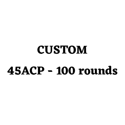 Custom 45ACP Ammo Box - 100 Round
