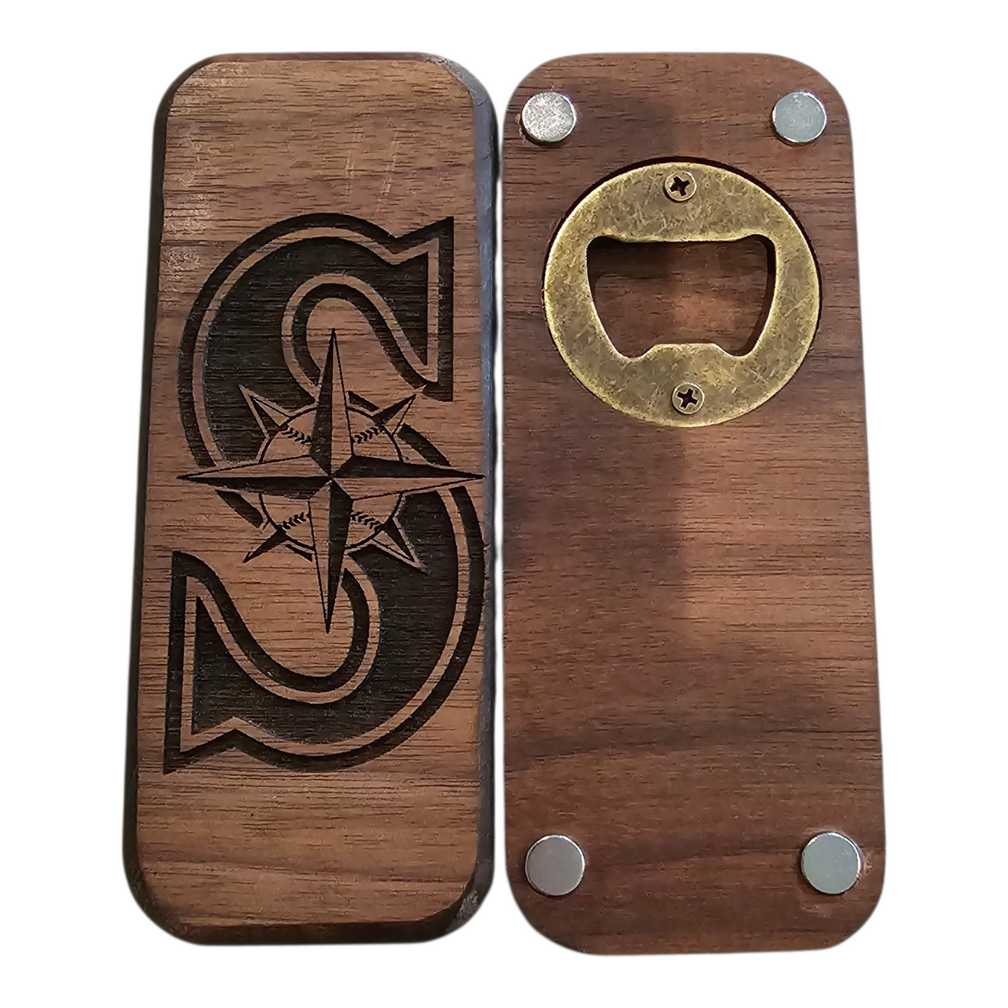 Bottle Opener Magnet - Seattle Mariners