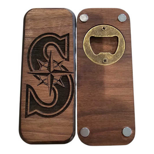 Bottle Opener Magnet - Seattle Mariners