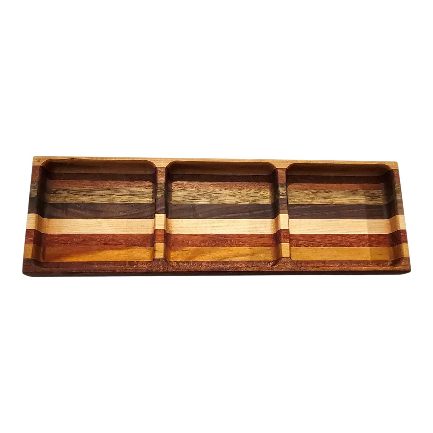 Wooden Tray - 3 Section