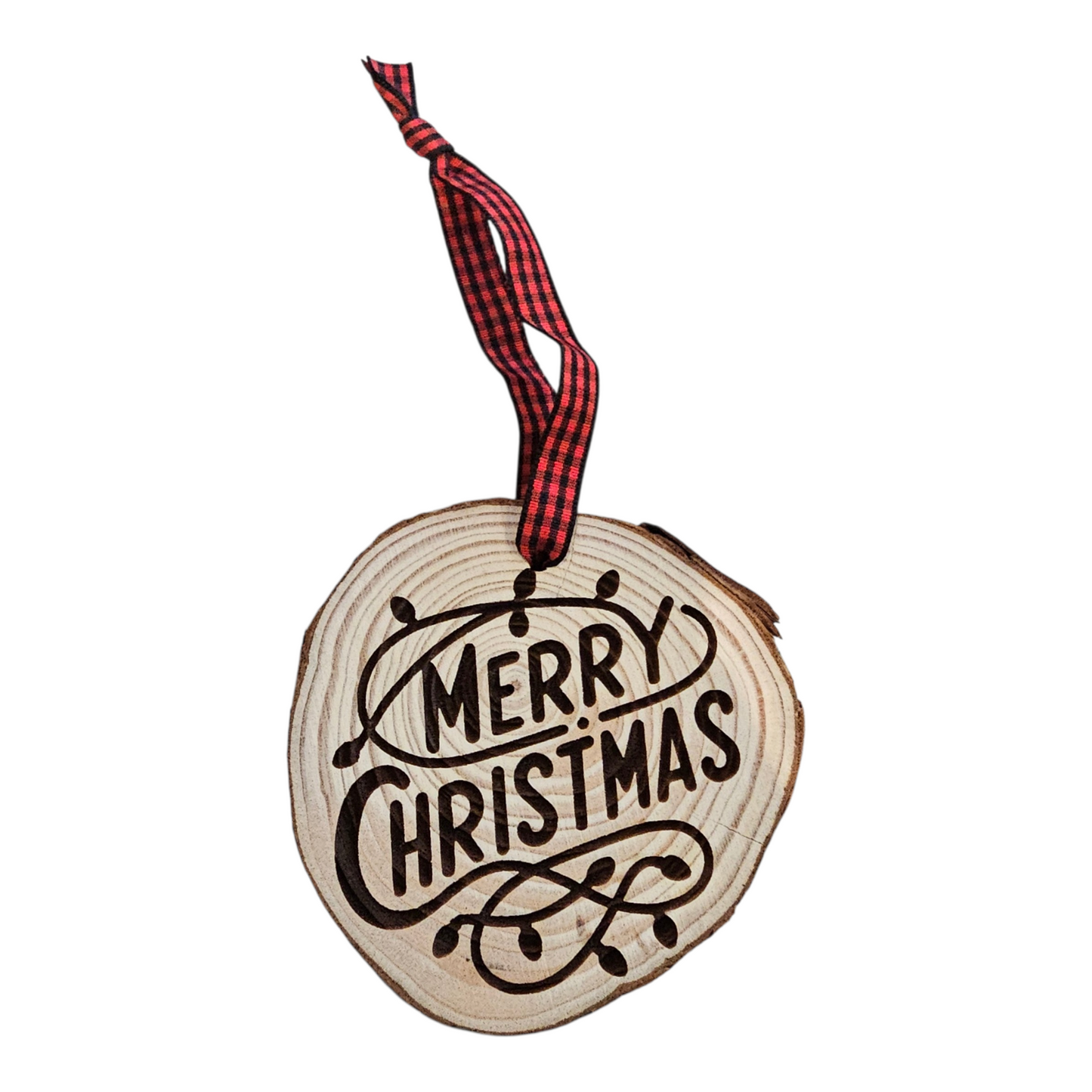 Merry Christmas Lights Ornament