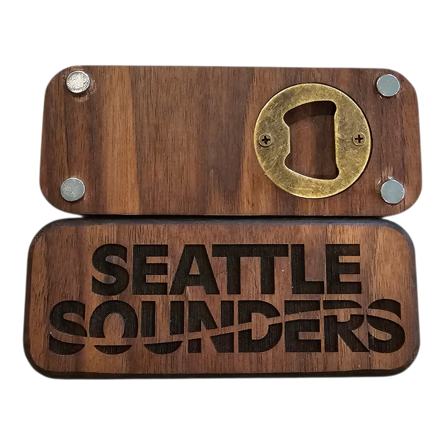 Bottle Opener Magnet - Seattle Sounders
