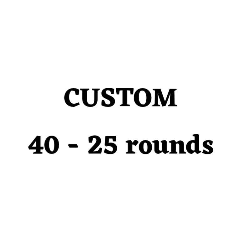 Custom 40 Ammo Box - 25 Round