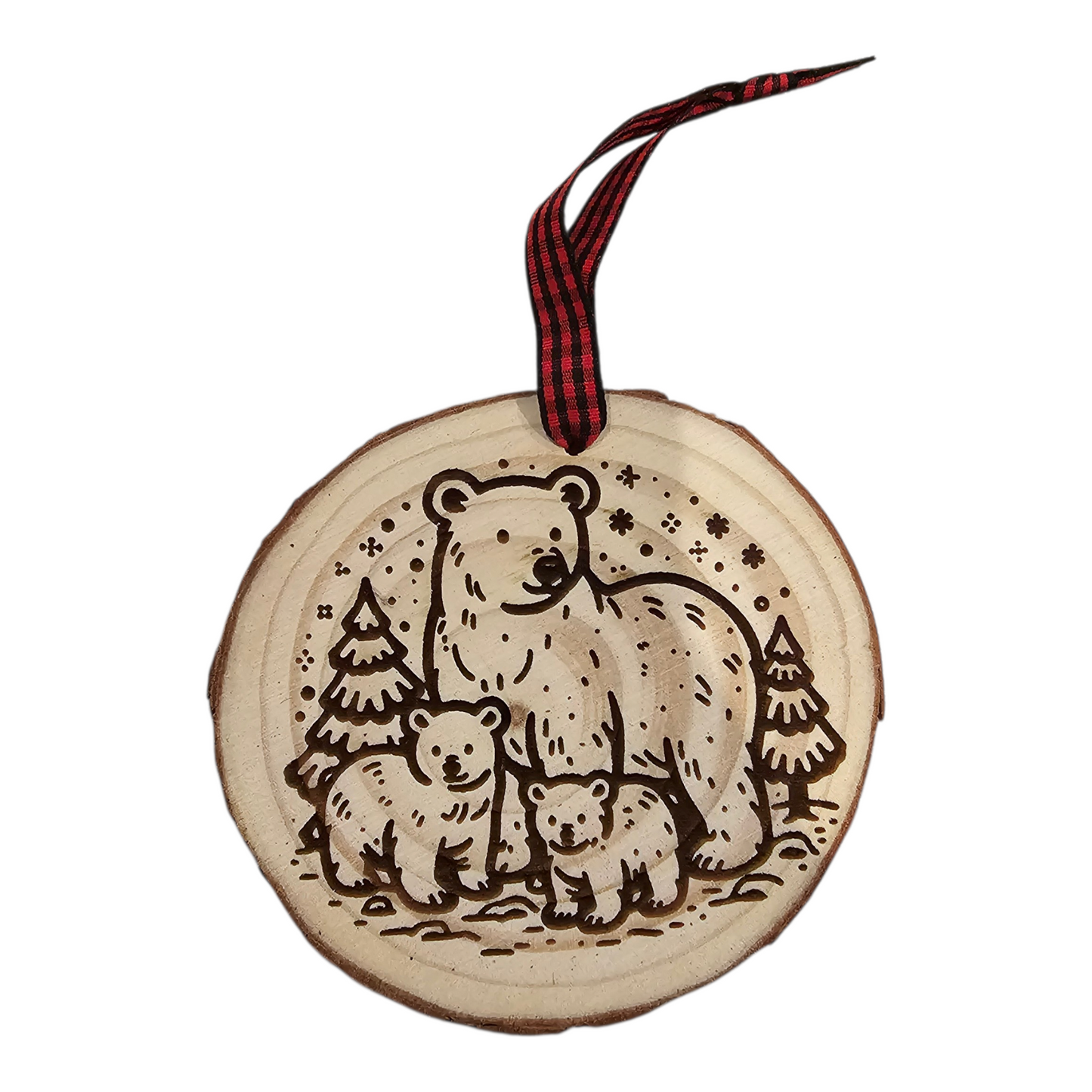 Polar Bear Family Ornament