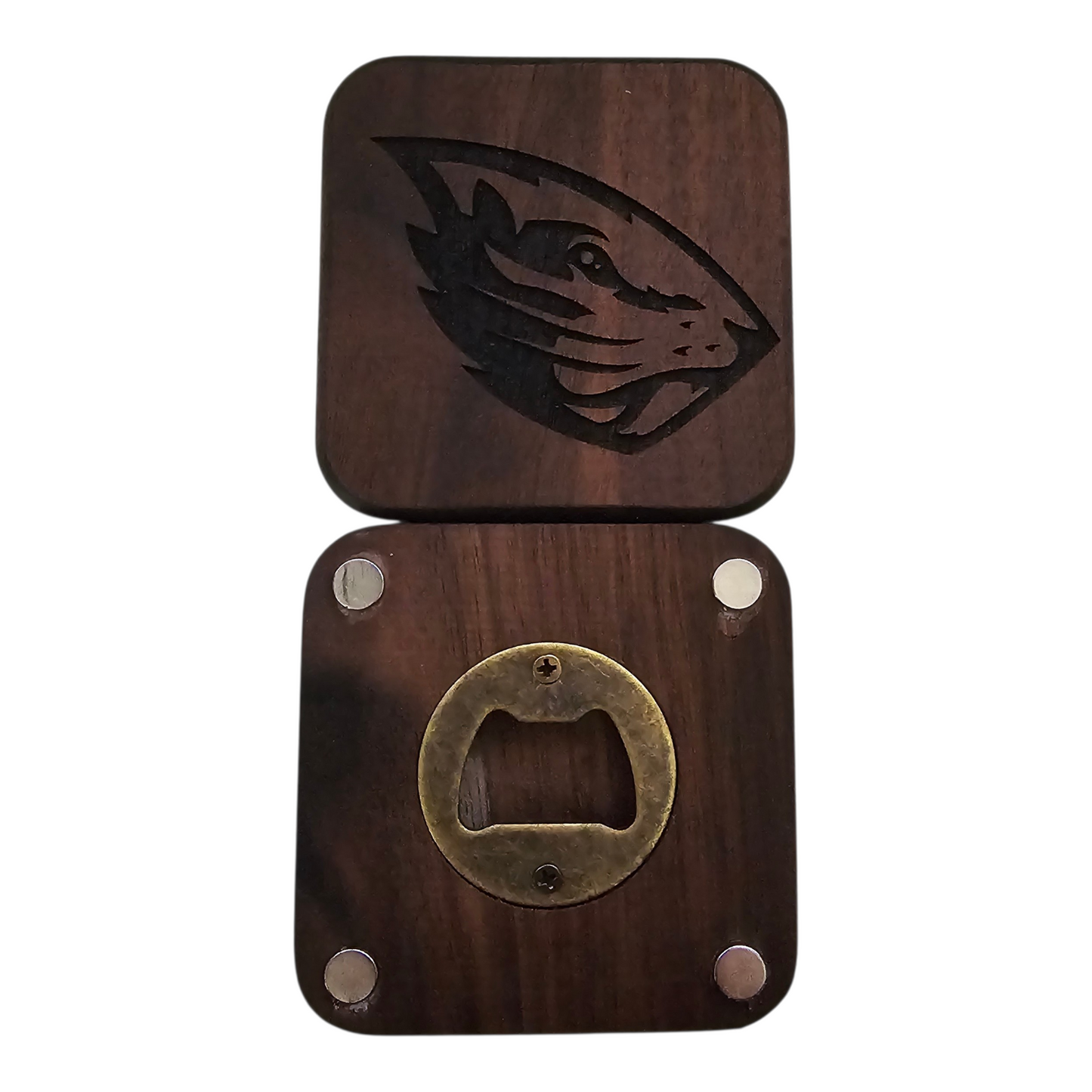Bottle Opener Magnet - Oregon Beavers