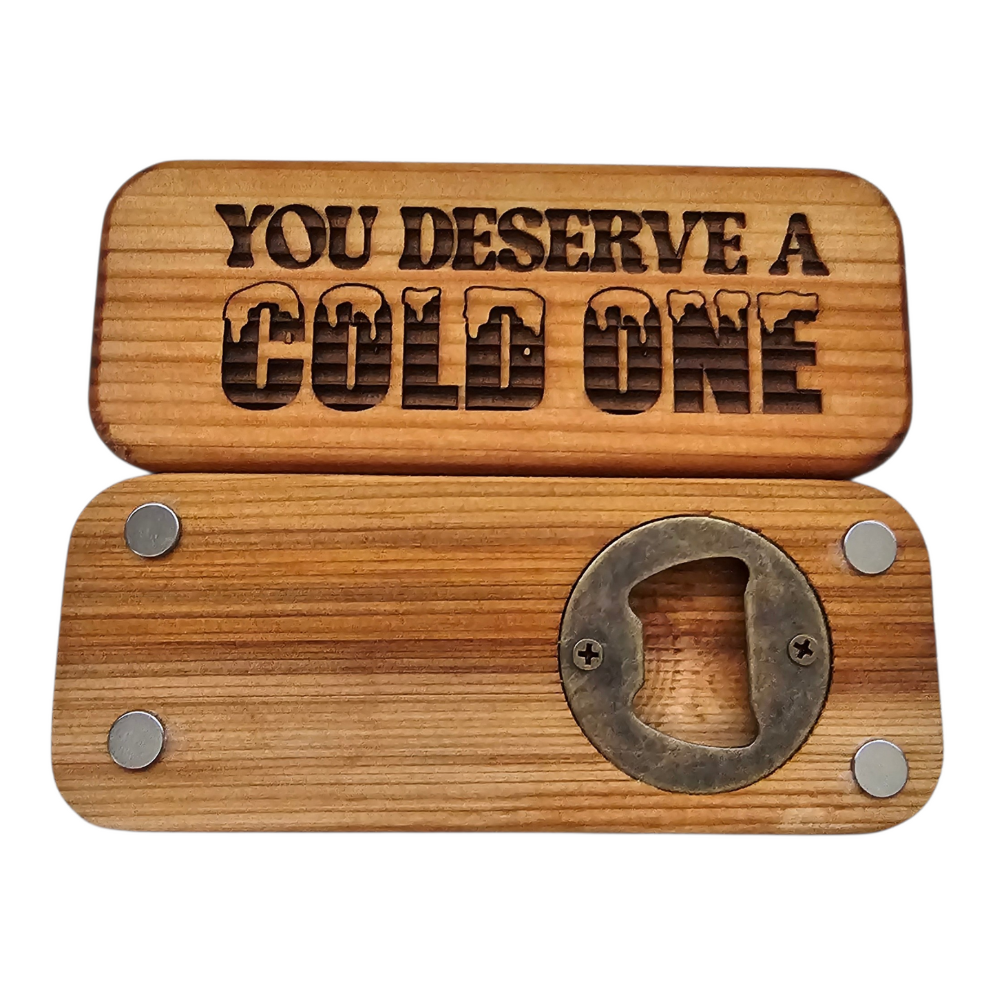 Bottle Opener Magnet - Cold One