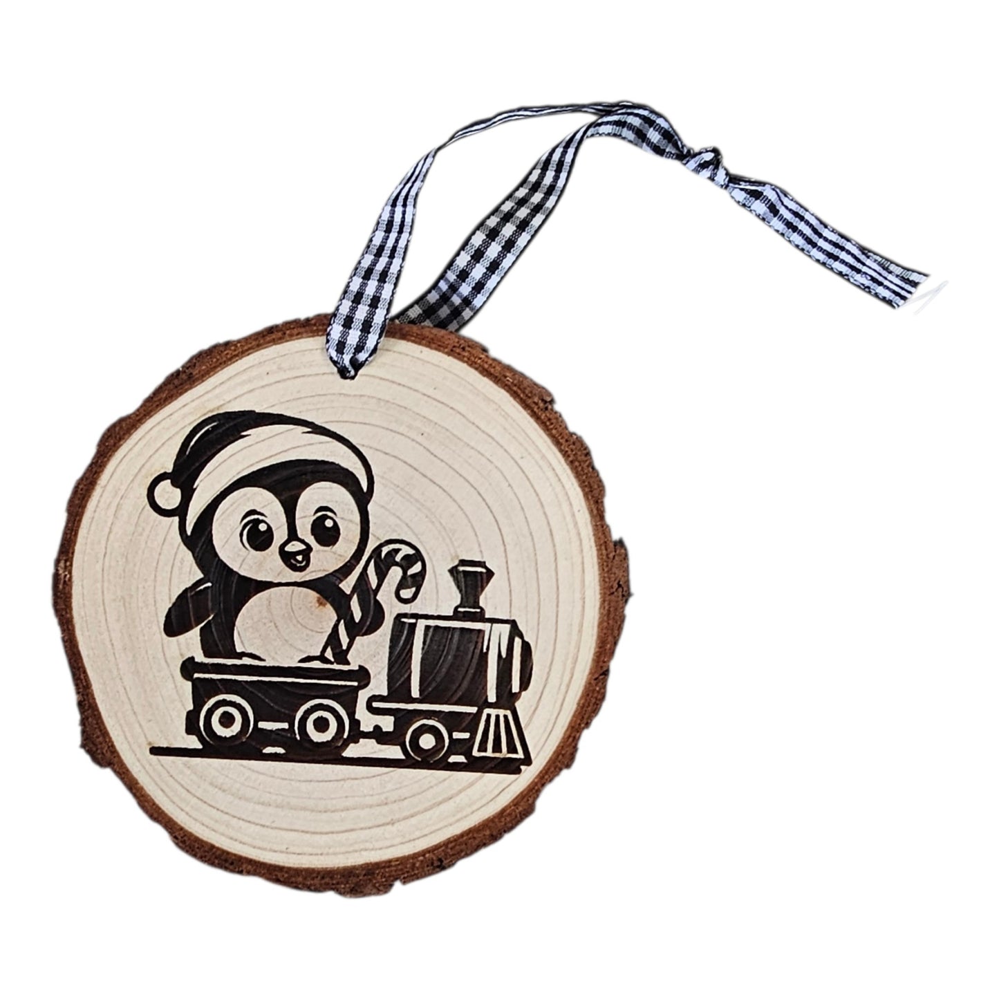 Penguin Train Ornament