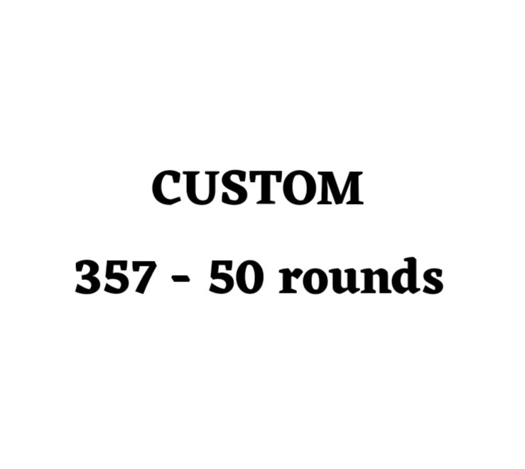 Custom 357 Ammo Box - 50 Round