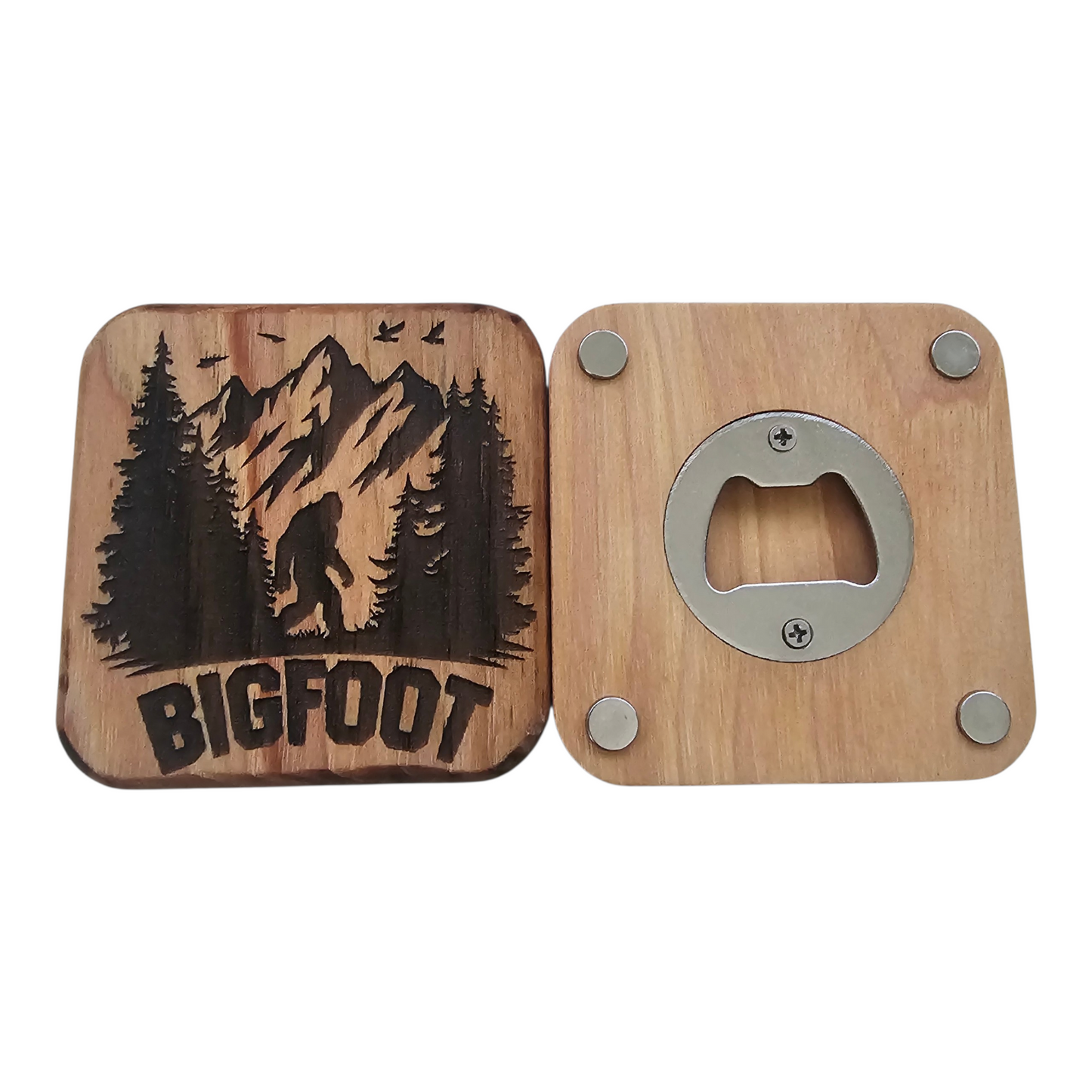 Bottle Opener Magnet - Bigfoot