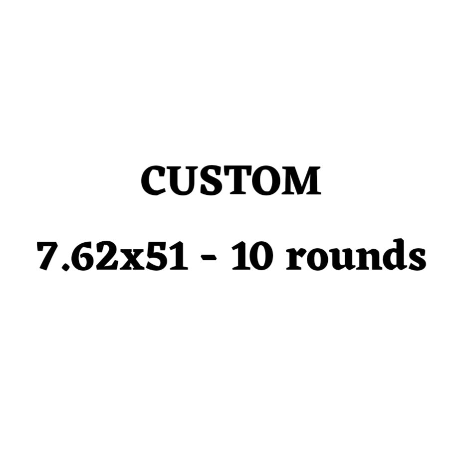 Custom 7.62x51 Ammo Box - 10 Round