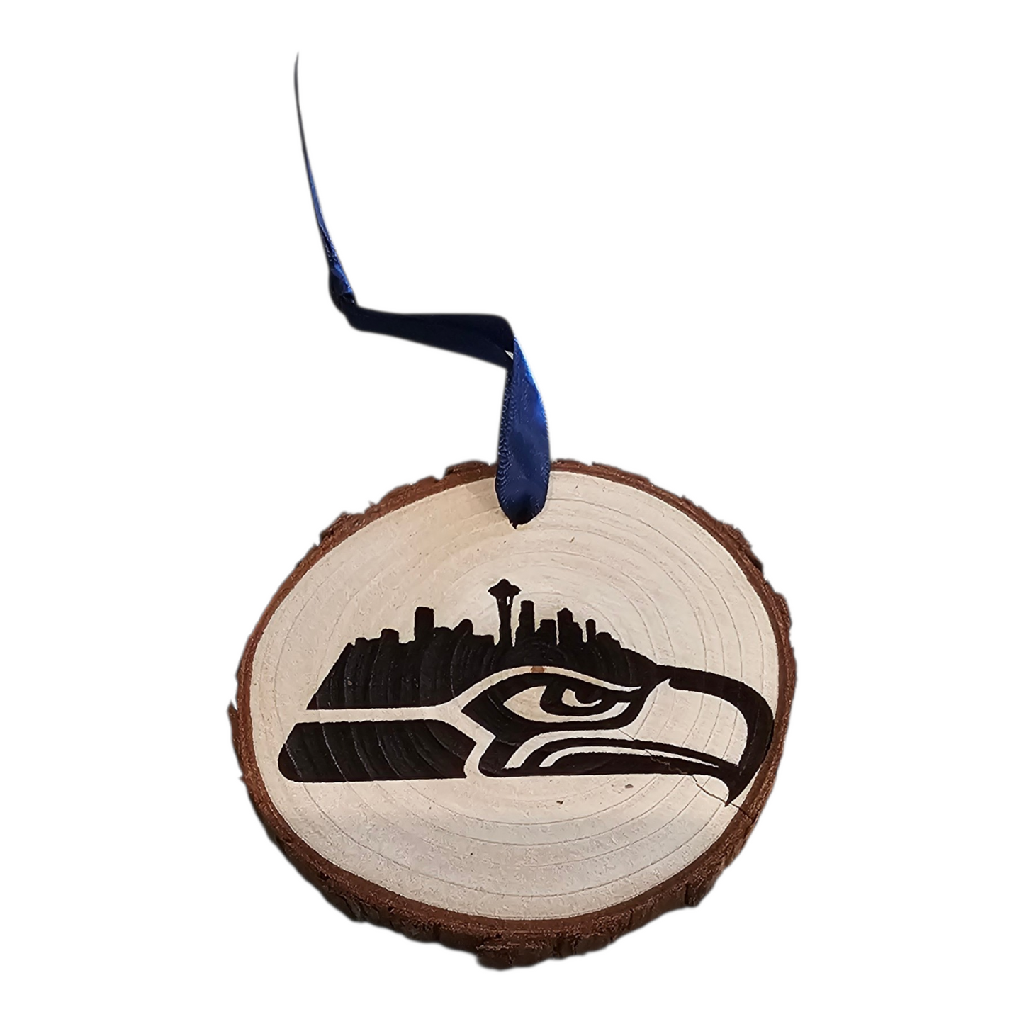 Seahawks Skyline Christmas Ornament