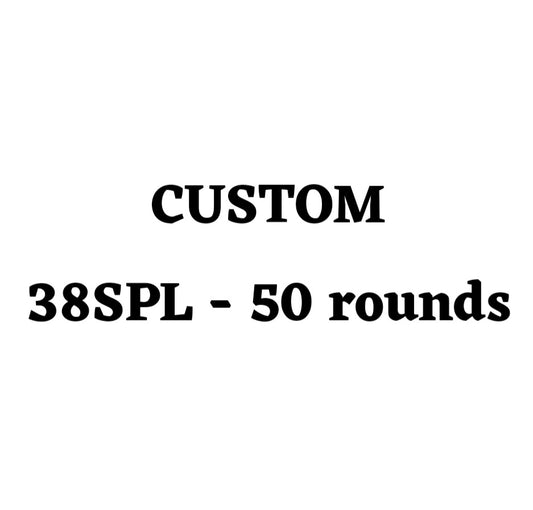 Custom 38SPL Ammo Box - 50 Round