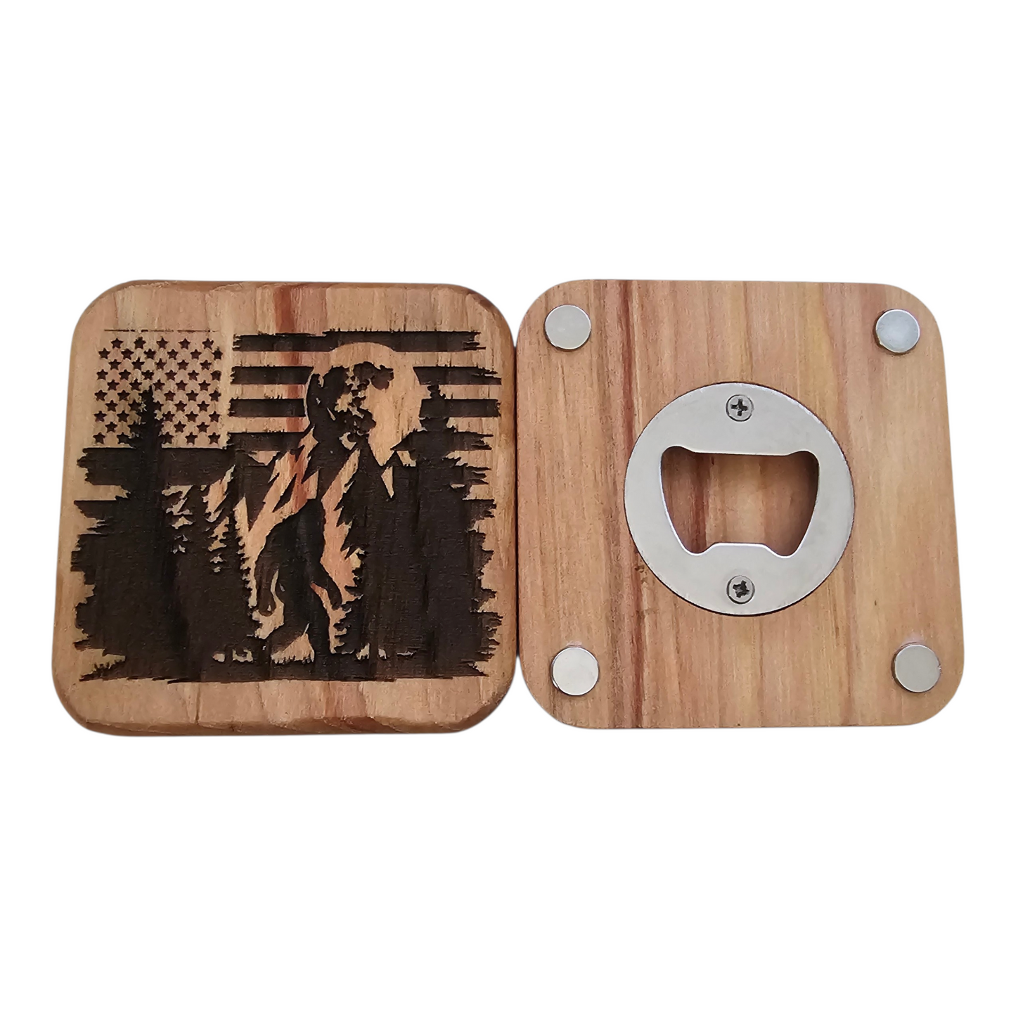 Bottle Opener Magnet - Bigfoot