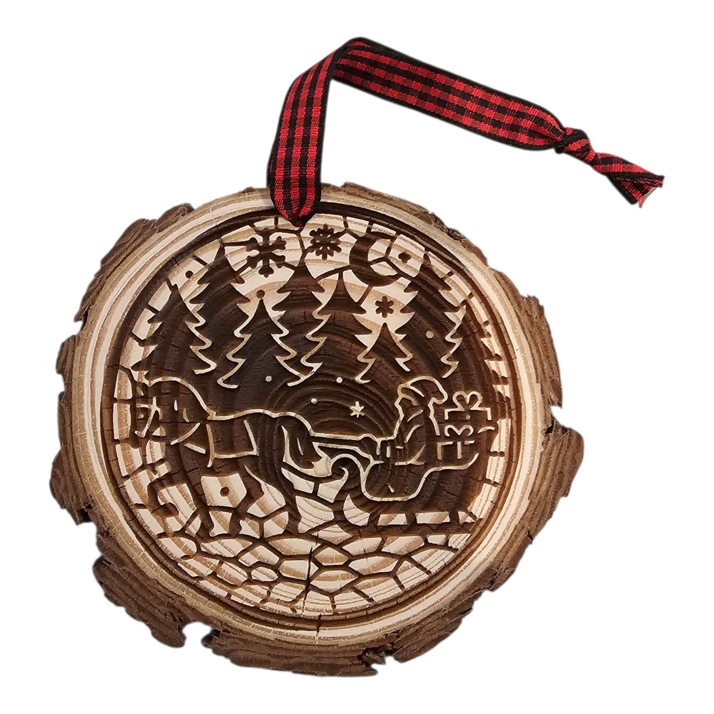 Mosaic Sleigh Ornament