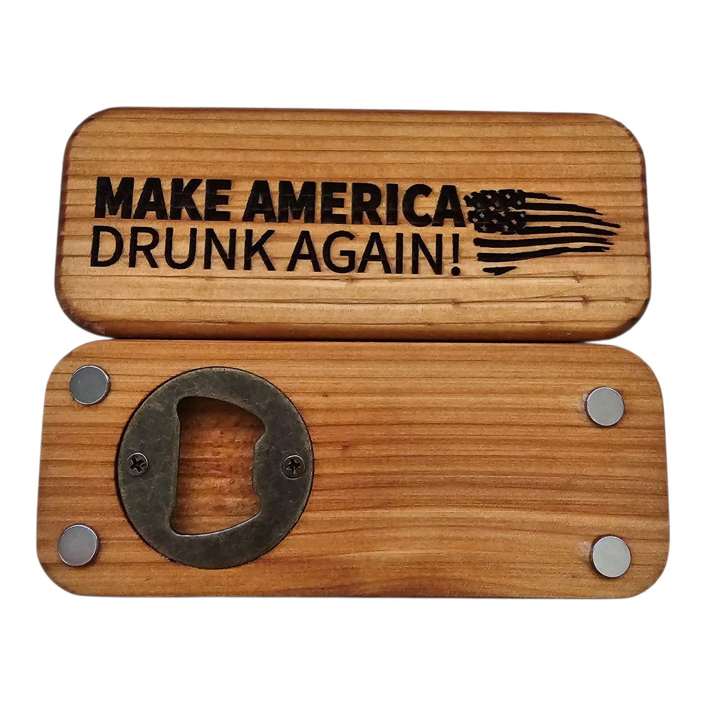 Bottle Opener Magnet - Make America Drunk Again