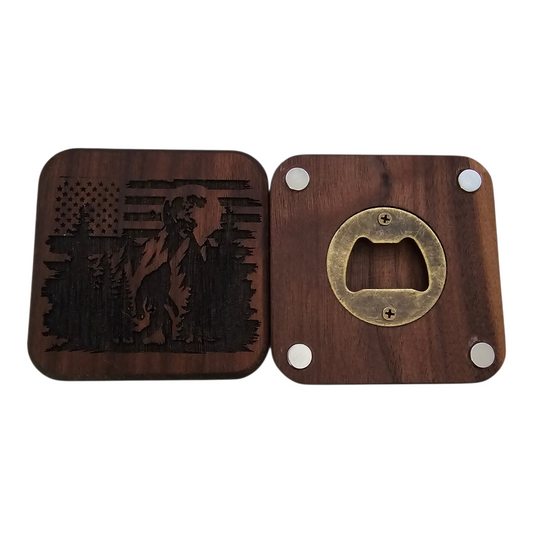 Bottle Opener Magnet - Bigfoot