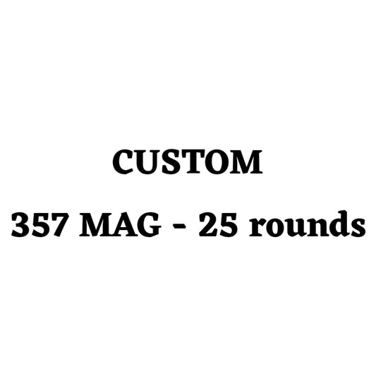 Custom 357 MAG Ammo Box - 25 Round