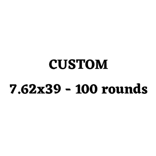 Custom 7.62x39 Ammo Box - 100 Round