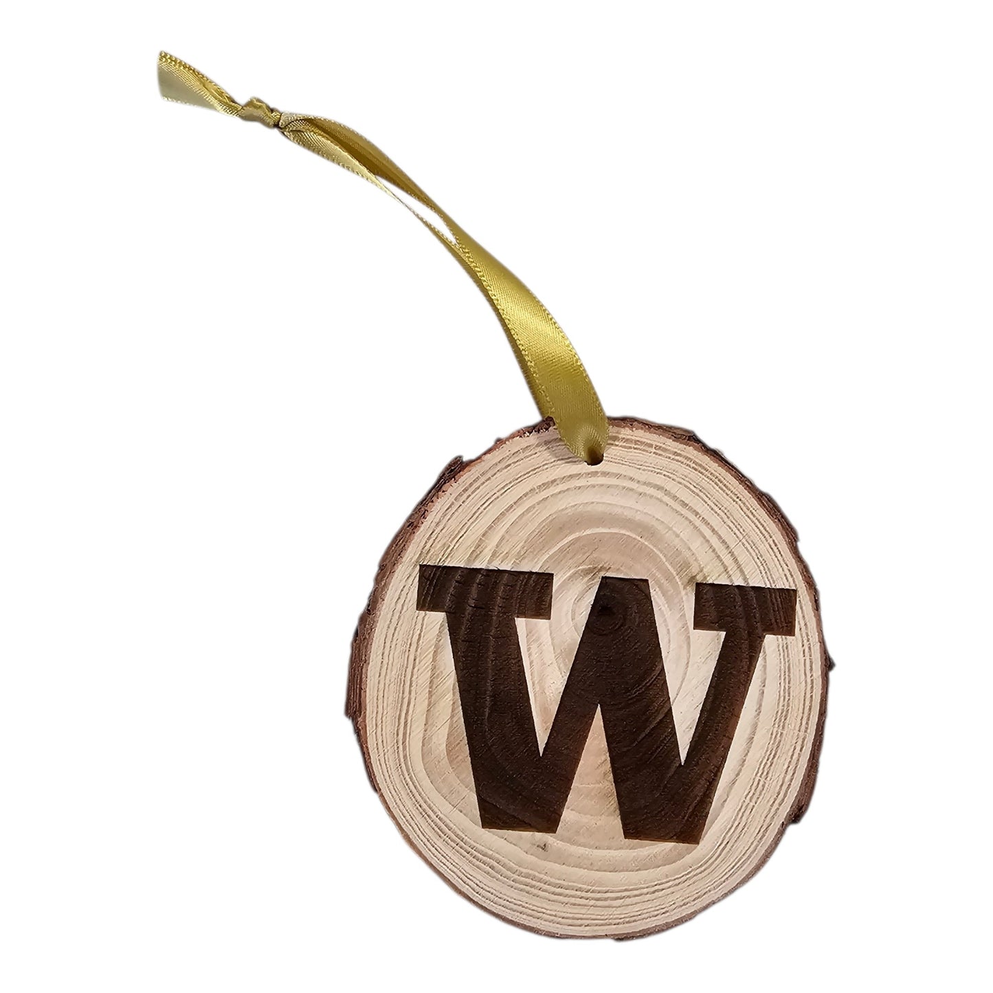 Huskies "W" Christmas Ornament