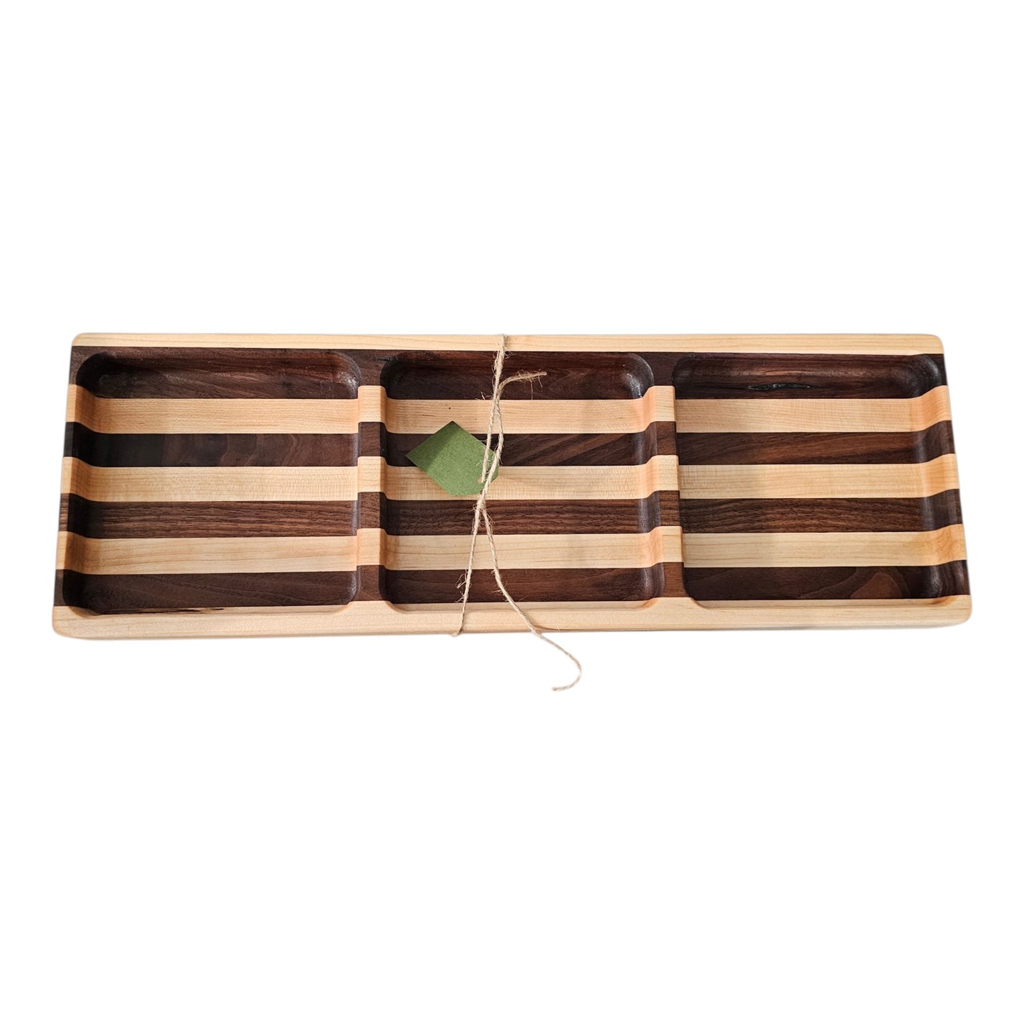 Wooden Tray - 3 Section