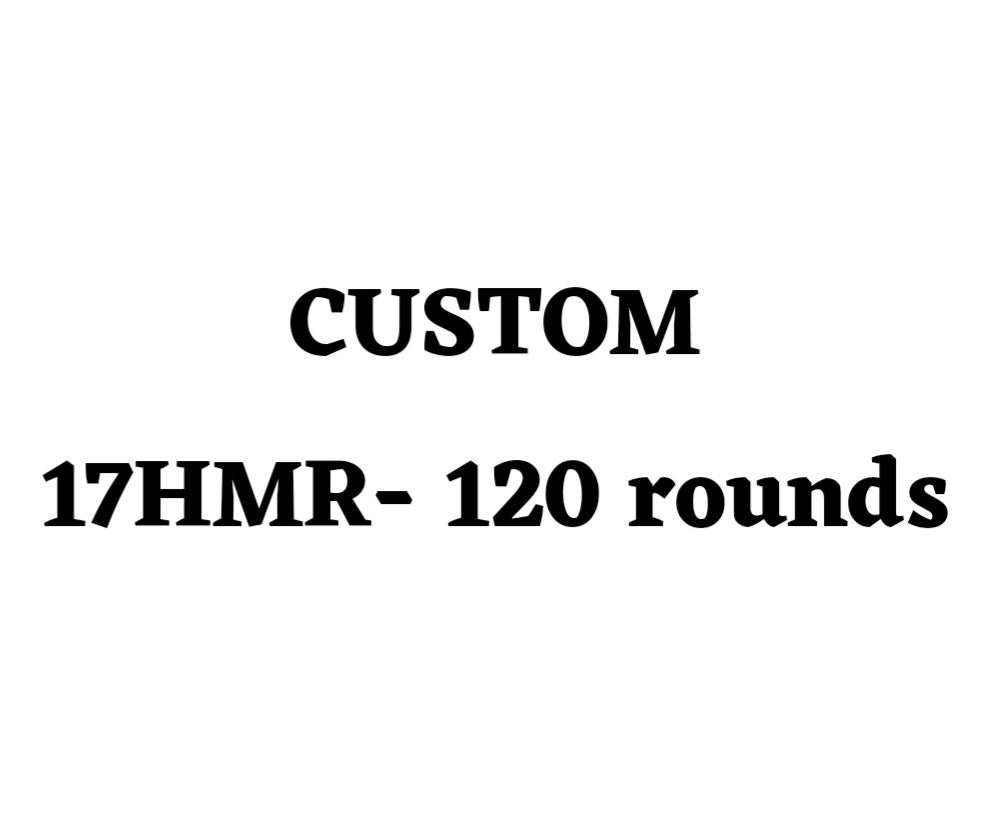 Custom 17HMR Ammo Box - 120 Round