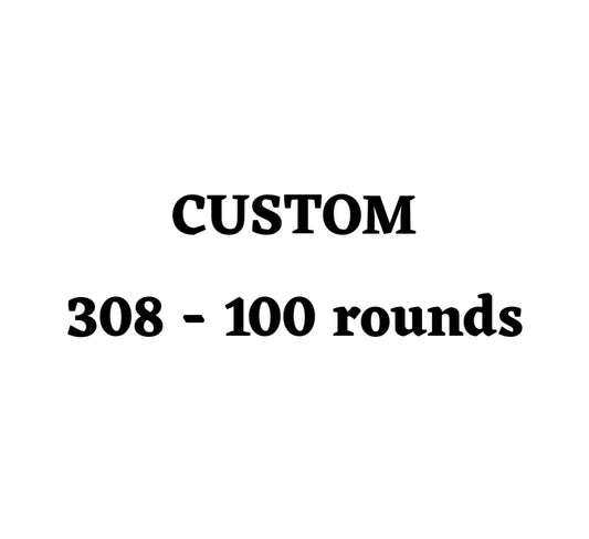 Custom 308 Ammo Box - 100 Round